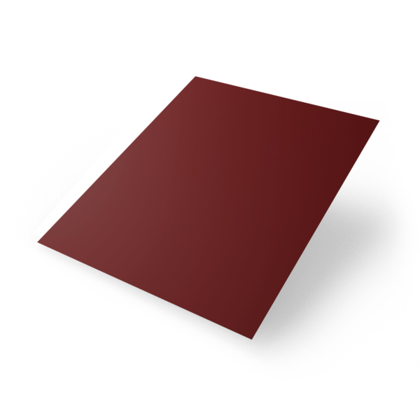 Полимерный лист красно-коричневый RAL 3011