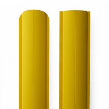 Металлический штакетник Rondo 129 Желтый RAL 1018