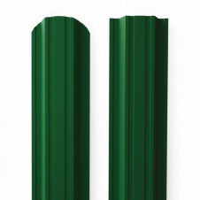 Металлический штакетник Plaza 125 Зеленый лист RAL 6002