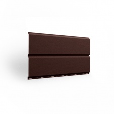 Металлосайдинг Брус Шоколадно-коричневый текстурированный RAL 8017т
